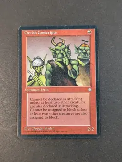 MTG - 1x Orcish Conscripts - Ice Age - NM/LP - Vintage Red - Magic The Gathering - Image 5
