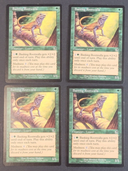 MTG - 4x Basking Rootwalla - Torment - NM/LP - Vintage - Green - Magic Creature - Image 1