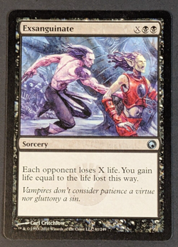 lp MTG - 1x Exsanguinate - Scars of Mirrodin - NM/LP - Magic The Gathering 2010 - Image 1