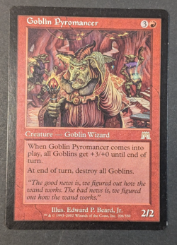 MTG - Goblin Pyromancer - Onslaught - NM/LP - Vintage - Magic the Gathering 206 - Image 1