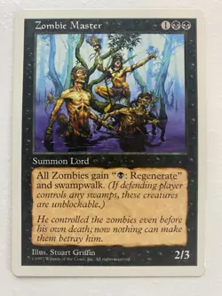 Zombie Master MTG Core Set 5th Edition Regular Magic the Gathering MTG Card - Image 1