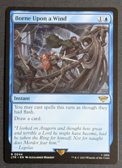 MTG - Born Upon a Wind - NM - Lord of the Rings: Tales of Middle Earth - Magic - Image 1