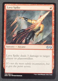 MTG - 1x Lava Spike - Ultimate Masters - NM/LP - Red - Magic the Gathering #136 - Image 1