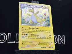 Ampharos BW67 HD Galaxy SWIRL - B&W Promo Pokemon Card - LP - Image 4