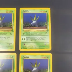 Pokemon TCG - 4x Oddish 58/64 - NM/LP - Vintage Jungle Common Grass Type - 1999 - Image 5