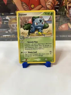 Ivysaur 35/100 Prerelease EX Crystal Guardians 2006 Pokemon NM/LP - Image 1