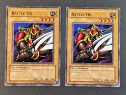Yugioh TCG - 2x Battle Ox - SKE-002 - NM/LP - Vintage Common - Unlimited Edition - Image 1