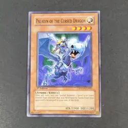 Yugioh TCG - Paladin of the Cursed Dragon - SDZW-EN003 - 1st Ed - LP Common 2008 - Image 2