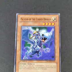 Yugioh TCG - Paladin of the Cursed Dragon - SDZW-EN003 - 1st Ed - LP Common 2008 - Image 5