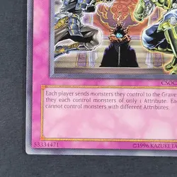 Yugioh TCG - Gozen Match - CSOC-EN079 - NM, Unlimited Crossroads of Chaos - 2008 - Image 3