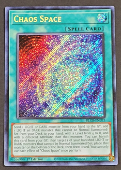 Yugioh - Chaos Space - BLCR-EN073 - NM/LP - Secret Rare - 1st Edition - 2022 - Image 1