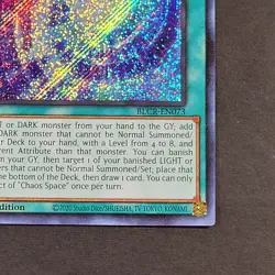 Yugioh - Chaos Space - BLCR-EN073 - NM/LP - Secret Rare - 1st Edition - 2022 - Image 4