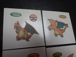 Pokemon Card Daiichi Bread Promo Sticker Charizard x4 SET #5520 - Image 4
