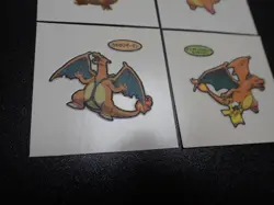 Pokemon Card Daiichi Bread Promo Sticker Charizard x4 SET #5520 - Image 2