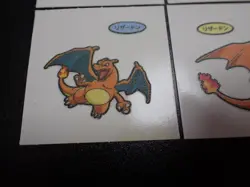 Pokemon Card Daiichi Bread Promo Sticker Charizard x4 SET #5518 - Image 3