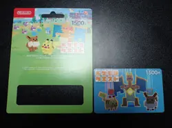 Pokemon Quest Nintendo Prepaid Gift Card Charizard Pikachu Eevee With Case #5315 - Image 1