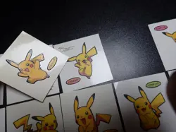 Pokemon Card Daiichi Bread Promo Sticker Pikachu x15 SET #4348 - Image 3