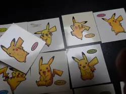 Pokemon Card Daiichi Bread Promo Sticker Pikachu x15 SET #4348 - Image 4