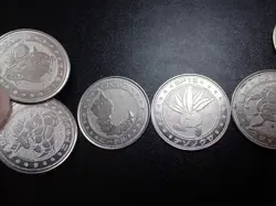 Pokemon Card Meiji Promo Battle Coin x7 Nidoking etc #5512 - Image 5