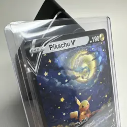 Pikachu Starry Night Van Gogh Custom Full Art Card Pokemon Cute Anime - Image 3