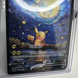 Pikachu Starry Night Van Gogh Custom Full Art Card Pokemon Cute Anime - Image 4