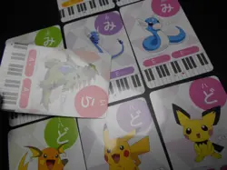 Pokemon Music Musical Note Card x9 Pikachu Tyranitar Dragonite Evolutions #3738 - Image 3