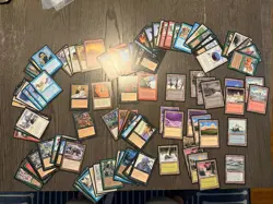 1995 MTG Ice Age Lot Of 100+ With Rares And Lands Lightly Played - Image 1
