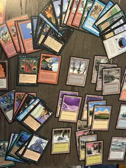 1995 MTG Ice Age Lot Of 100+ With Rares And Lands Lightly Played - Image 3