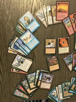 1995 MTG Ice Age Lot Of 100+ With Rares And Lands Lightly Played - Image 4