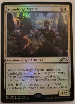 Magic The Gathering Grand Prix Promo Foil STONEFORGE MYSTIC MTG - Image 1
