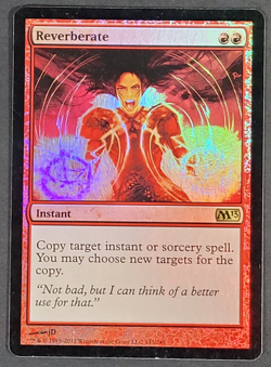 MTG - Reverberate - Core Set 2013 - LP/NM - Foil Rare Red - Magic The Gathering - Image 1