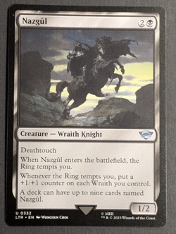 MTG -1x Nazgul 332 - NM Pack Fresh - Lord of the Rings: Tales of Middle Earth - Image 1
