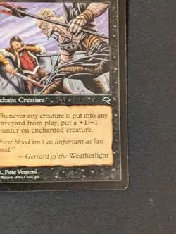 MTG - 1x Sadistic Glee - Tempest - LP - Vintage Magic The Gathering - Black 1997 - Image 5