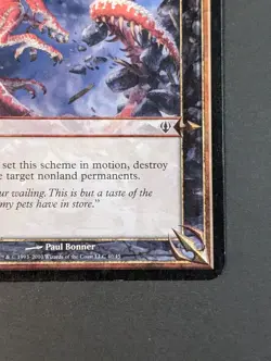 MTG - 1x Tooth Claw and Tail - Archenemy - Oversize - LP - Magic the Gathering - Image 4