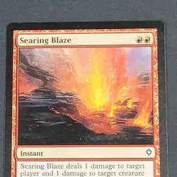 MTG - 2x Searing Blaze - Worldwake - LP/NM - Magic The Gathering - Instant 2010 - Image 5