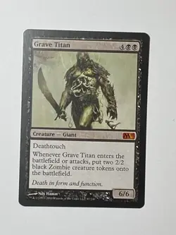 MTG - Grave Titan - Magic 2011 Core Set - NM - FOIL - Magic the Gathering - Image 2