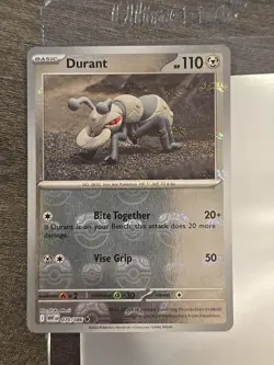 Durant 070/086 Masterball Reverse Holo White Flare Pokemon TCG Near MINT English - Image 1