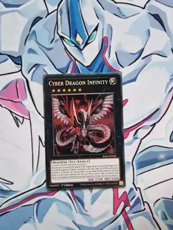 Cyber Dragon Infinity 1st Edition Collectors Rare RA04 Yugioh Card - Image 1