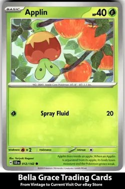 Applin #012/142 SV07: Stellar Crown Pokemon Common - Image 1