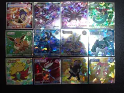 Pokemon Wafer Promo Holo Sticker x12 Charizard Eevee Lucario etc #5517 - Image 1