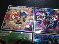 Pokemon Wafer Promo Holo Sticker x12 Charizard Eevee Lucario etc #5517 - Image 2