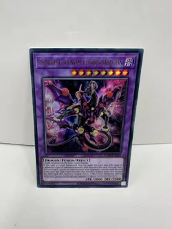 *** STARVING VENOM FUSION DRAGON *** ULTRA RARE LEDD-ENC25 MINT/NM YUGIOH! - Image 1