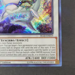 Yugioh TCG - White Aura Dolphin - BLLR-EN019 - LP/NM - 1st Ed- Secret Rare 2017 - Image 4