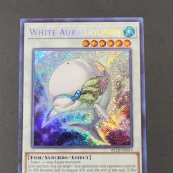 Yugioh TCG - White Aura Dolphin - BLLR-EN019 - LP/NM - 1st Ed- Secret Rare 2017 - Image 5