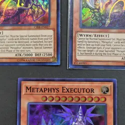 Yugioh - 3x Metaphys Executor, CIBR-EN027 - NM Super Rare - 2x 1st + 1 Unl, 2017 - Image 4