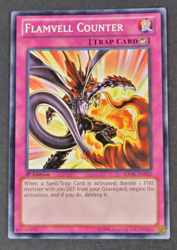 Yugioh TCG - Flamvell Counter - SDOK-EN032 - NM - 1st Edition - Common - 2005 - Image 1