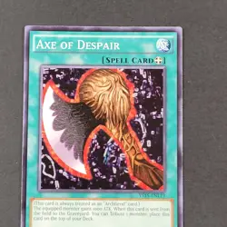 Yugioh TCG - Axe of Despair - YS15-ENL19 - NM - Common - 1st - Saber Force, 2015 - Image 5
