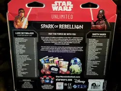 Star Wars Unlimited Spark Of The Rebellion Two-player Starter Pack Card Game - Image 2