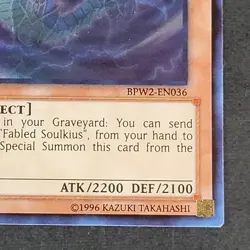 Yugioh - Fabled Soulkius - BPW2-EN036 - NM - 1st Ed - Super Rare - Fiend 2014 - Image 4