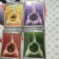 Pokemon - Full Holo Energy Set 4 Card Lot (Black Bolt / White Flare) - Image 2